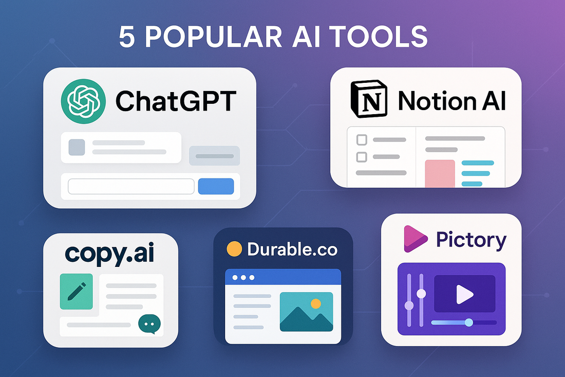 5 Powerful AI Tools Every Entrepreneur Needs to Build a Digital Business