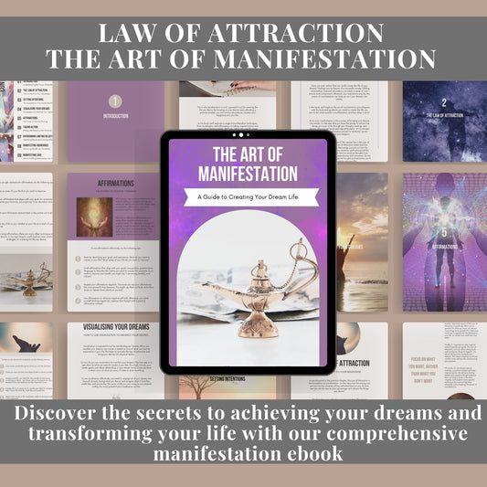 Law of attraction, The Art of Manifestation eBook'  Discover the secrets to achieving your dreams and transforming your life, done for you