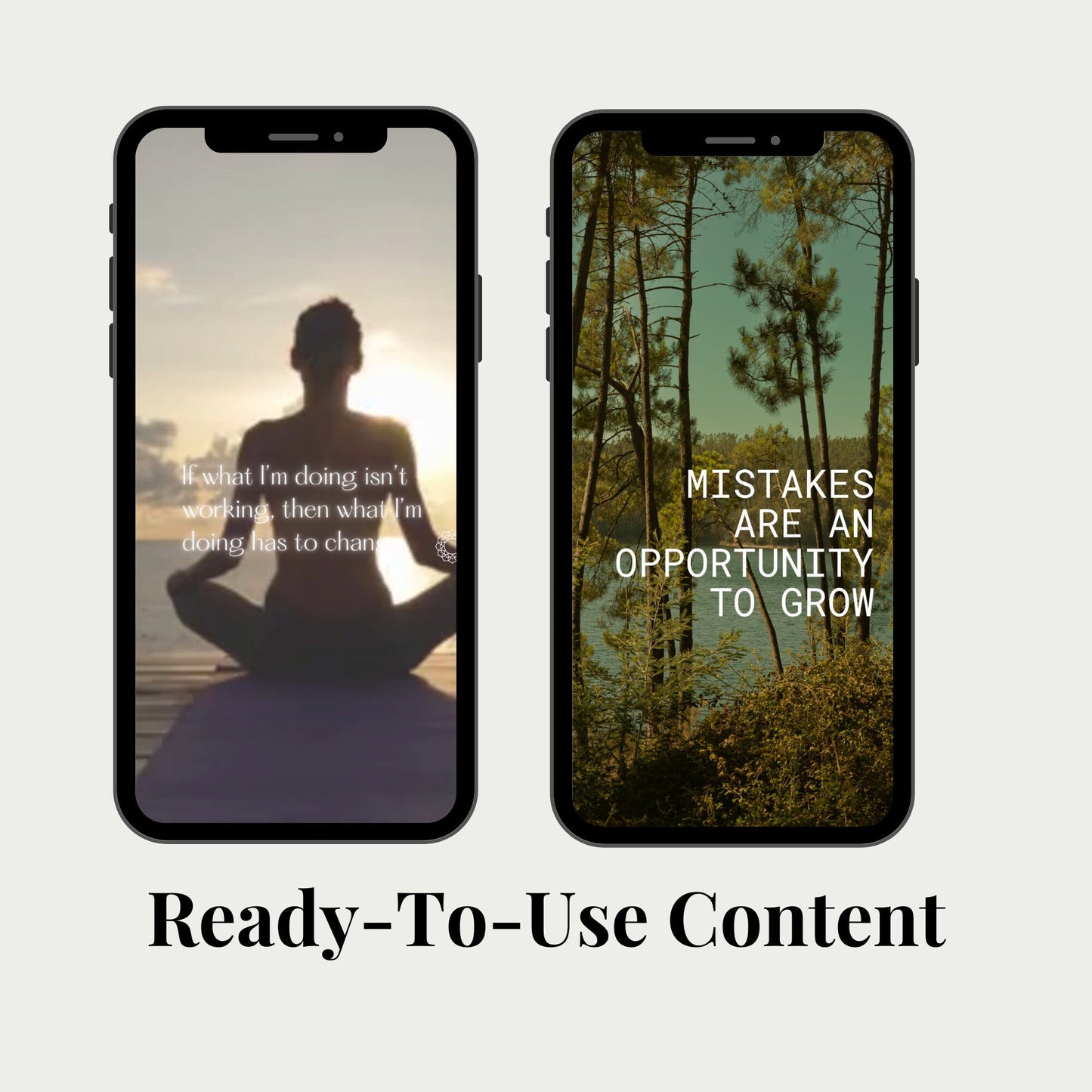 Mindful Motivational Mantra Quotes Reels, Clips Videos Instagram, TikTok, Canva template PLR Master Resell Rights, Digital Marketing Video