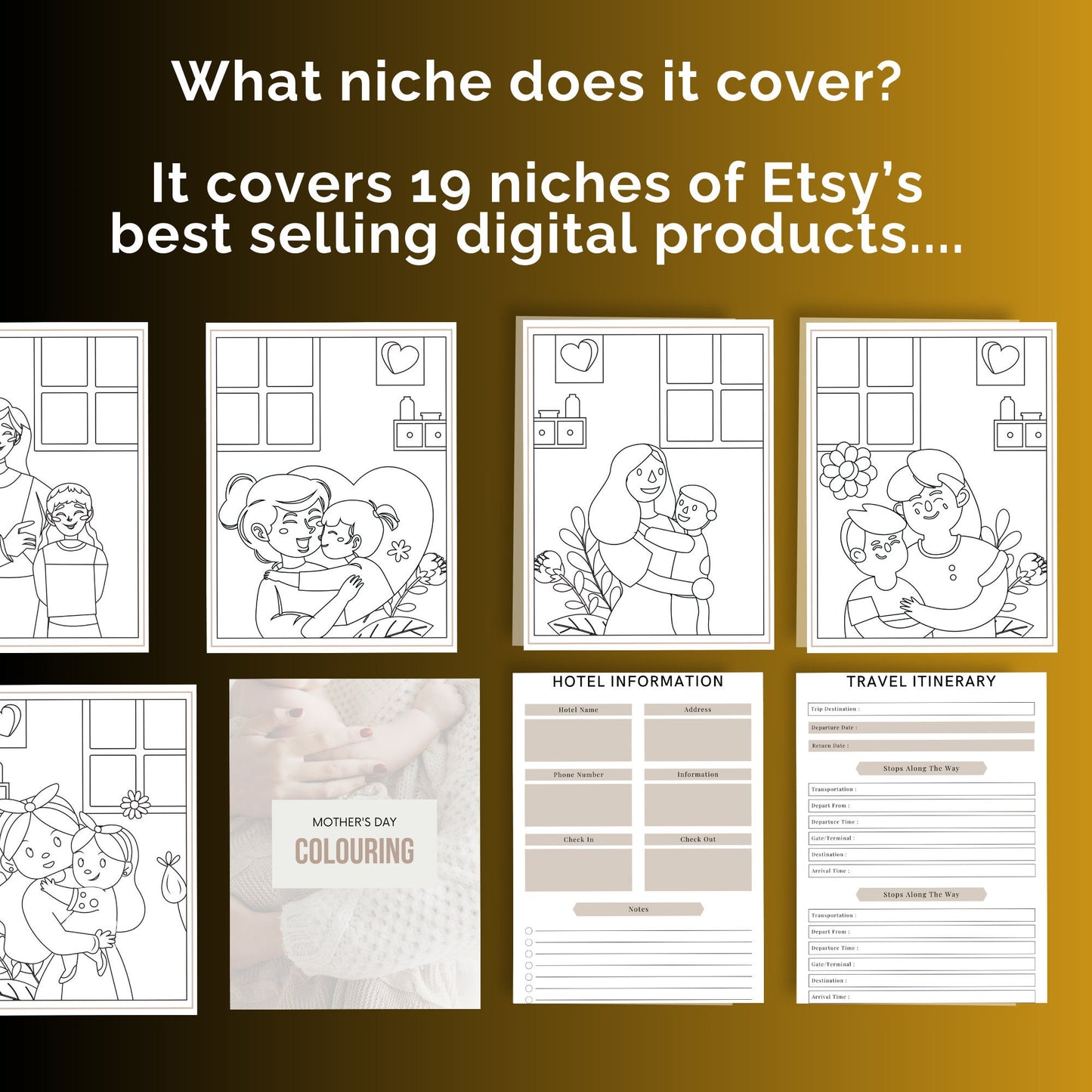 PLR MRR Bundle, 19 niches ebooks, guides, journals, templates, create passive income, done for you. Digital niches
