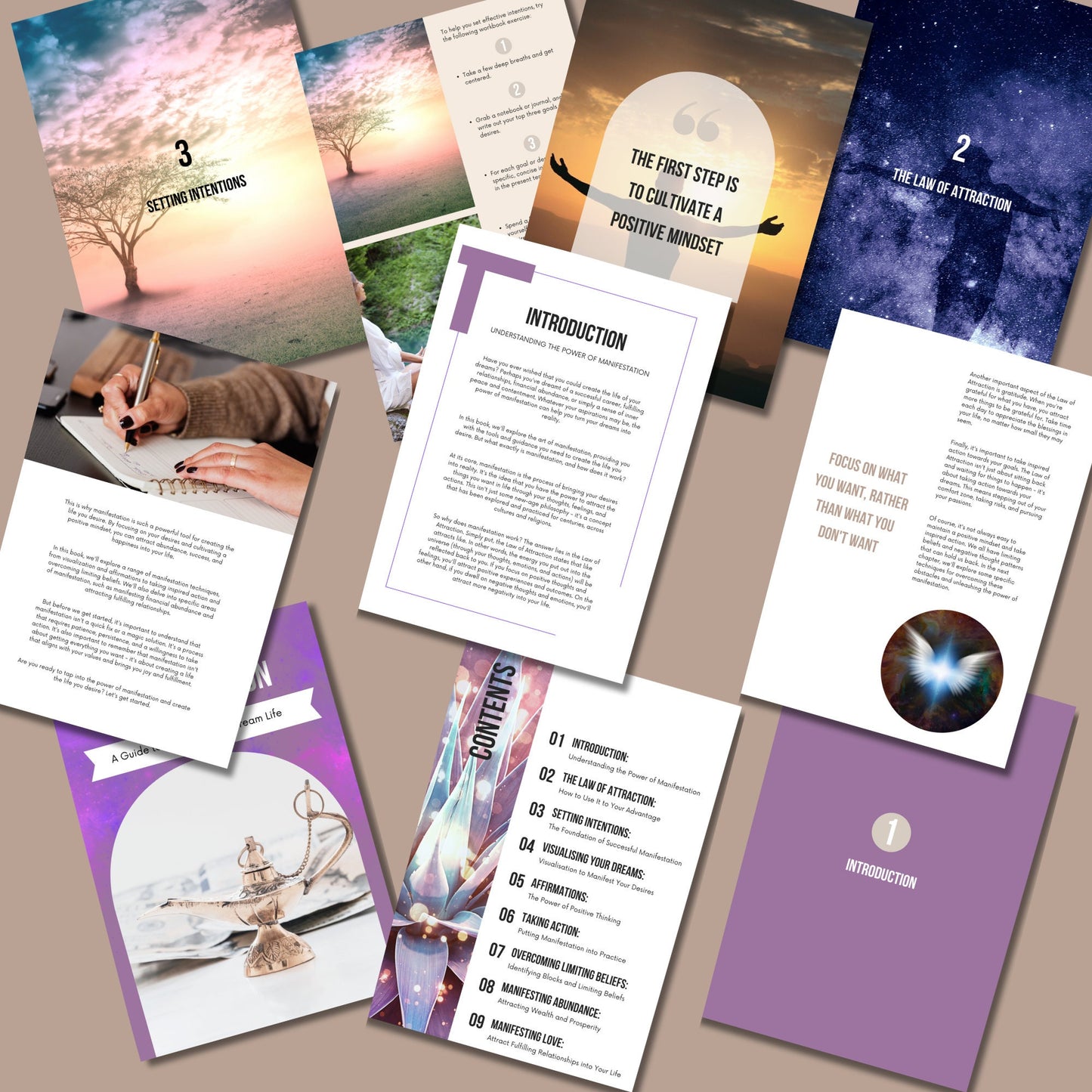 Law of attraction, The Art of Manifestation eBook'  Discover the secrets to achieving your dreams and transforming your life, done for you