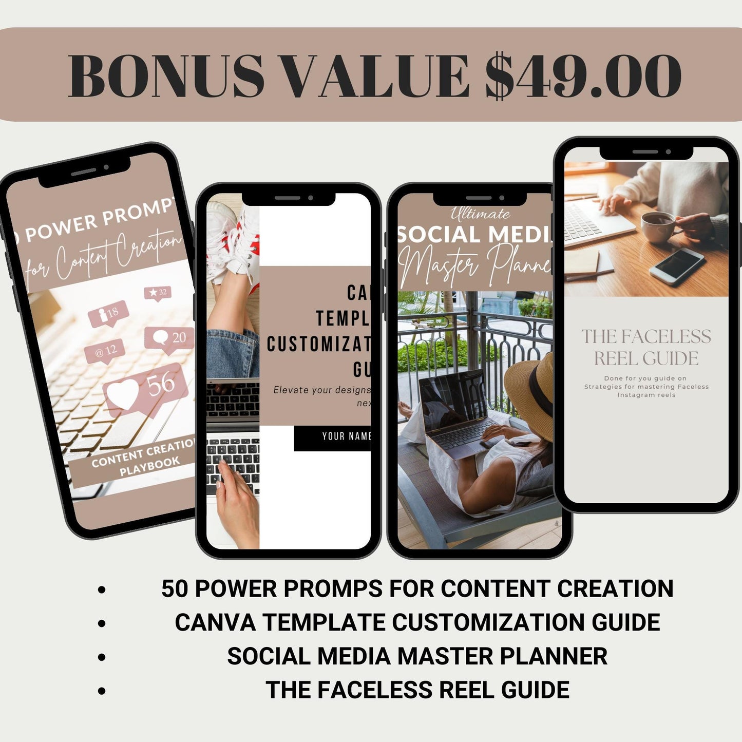PLR 50 Self Money and Abundance Video Reels TikTok PLR | MRR Master Resell Rights, gratitude, manifest, wealth, prosperity, energy, success