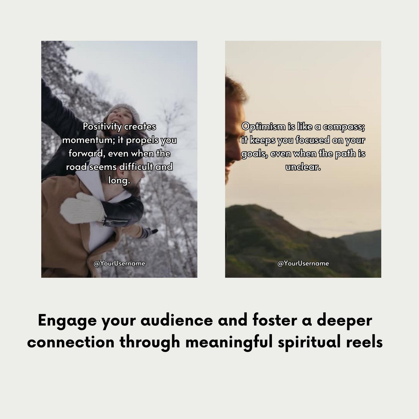 PLR  50 Positivity and Optimism Video Reels  TikTok PLR | MRR Master Resell Rights, mindfulness, mindset, personal growth